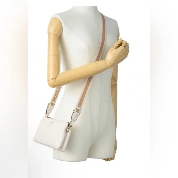 NWT $298 Kate Spade Emma White Crossbody Bag - Picture 3 of 9